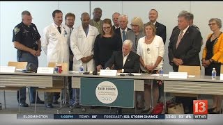 Pence announces drug task force