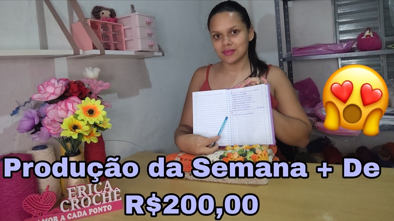 💥Mostrando toda a produção da semana + Valores🤑🧶 