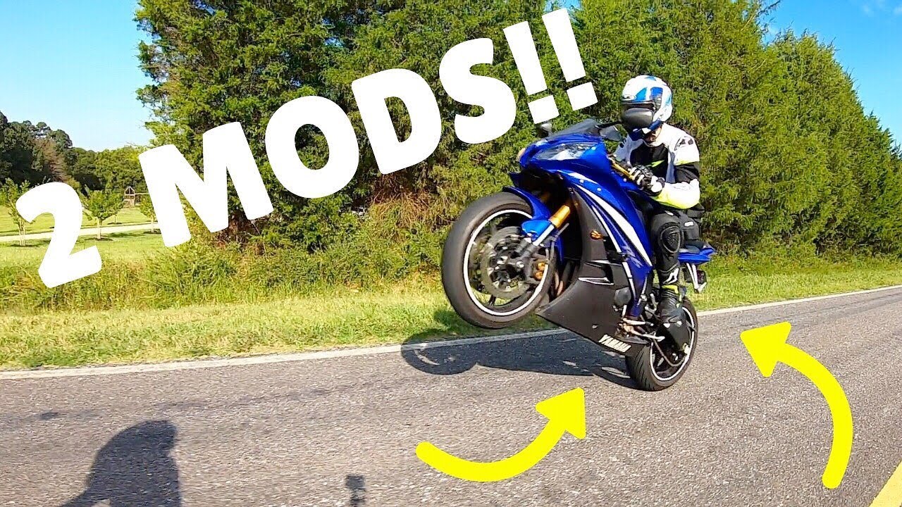 How To Wheelie The Yamaha R6 With Two Mods Youtube