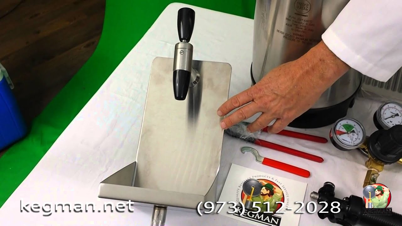 Kegman Seltzer making equipment up close