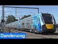 Trackside in Dandenong; Passenger Trains & Freight Trains - Melbourne Transport