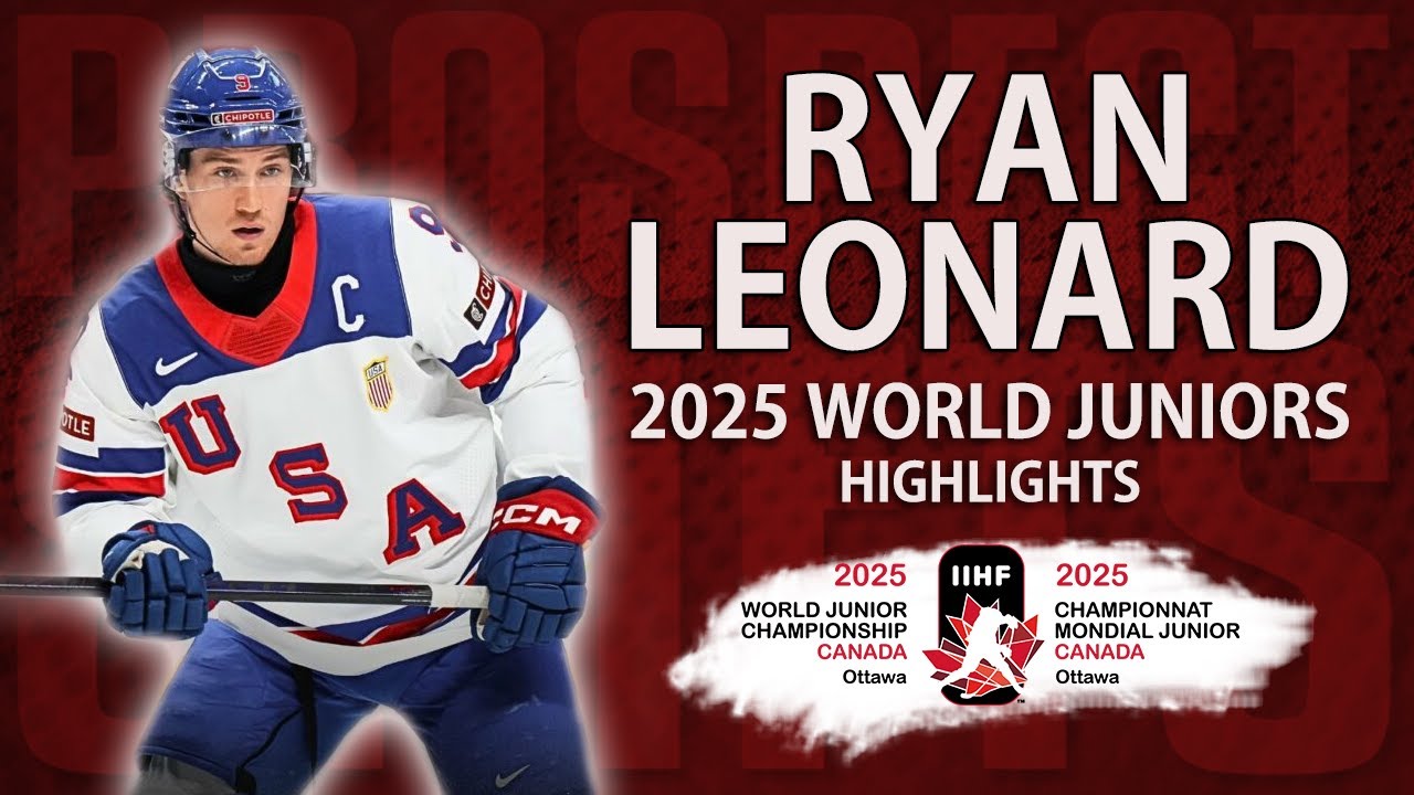 Ryan Leonard | 2025 U20 World Juniors | Extended Highlights
