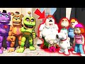 MEDIOCRE MELODIES ANIMATRONICS vs ALL FAMILY GUY CHARACTERS! (GTA 5 FNAF Mods)