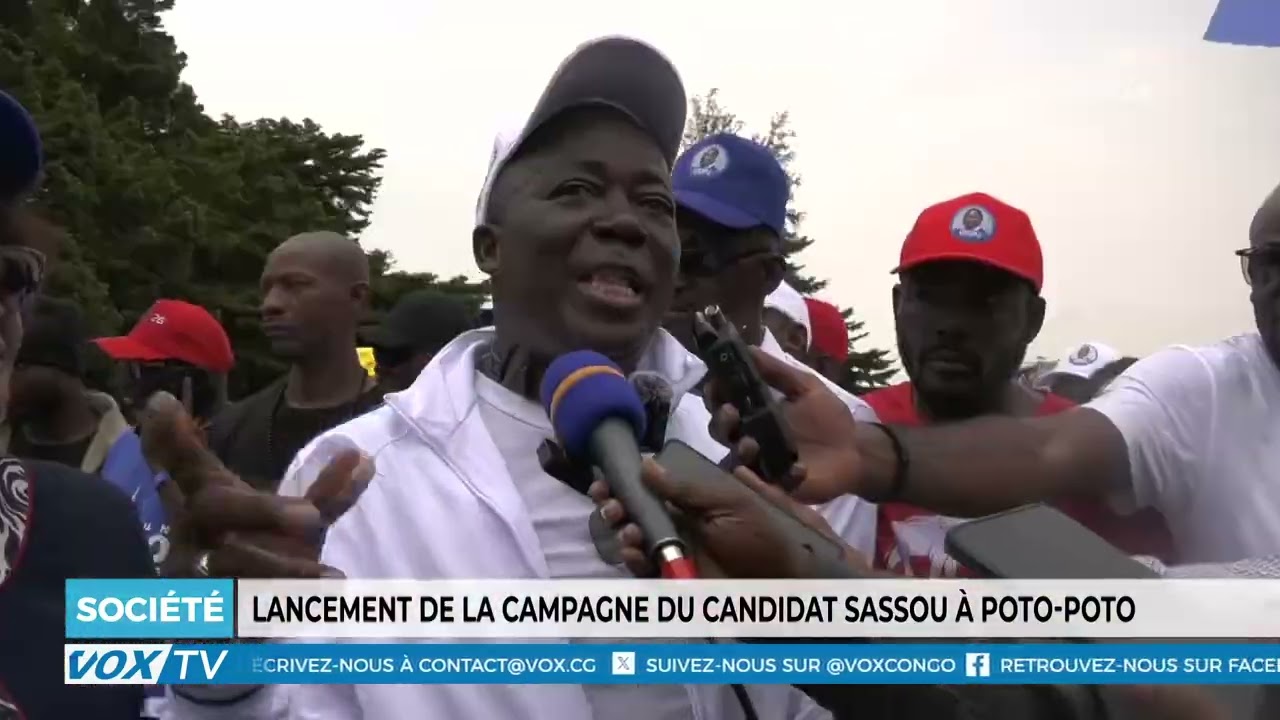 Lancement de la campagne du candidat Sassou à Poto Poto