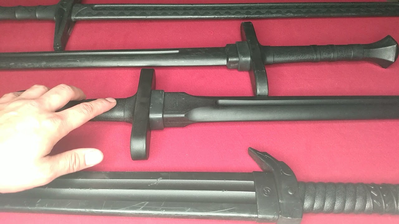 training swords synthetic polymer (cold steel, etc.)