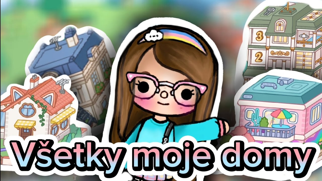 všetky moje domy v toca world house tour 🌈