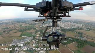 Fujifilm GFX100S aerial panorama