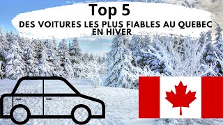 TOP 5 des voitures pour affronter l'hiver au Quebec !