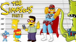 The Simpsons Size Comparison | Character Heights Part 2