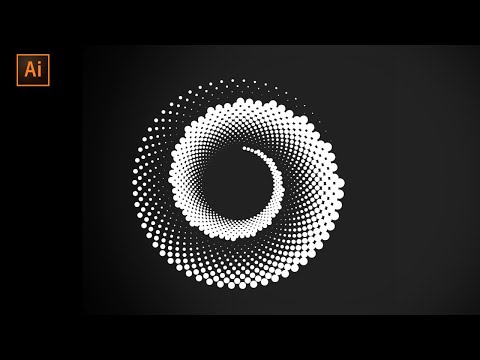 Easy Circle Effect Transform in Adobe Illustrator #illustratortutorial  #illustrator
