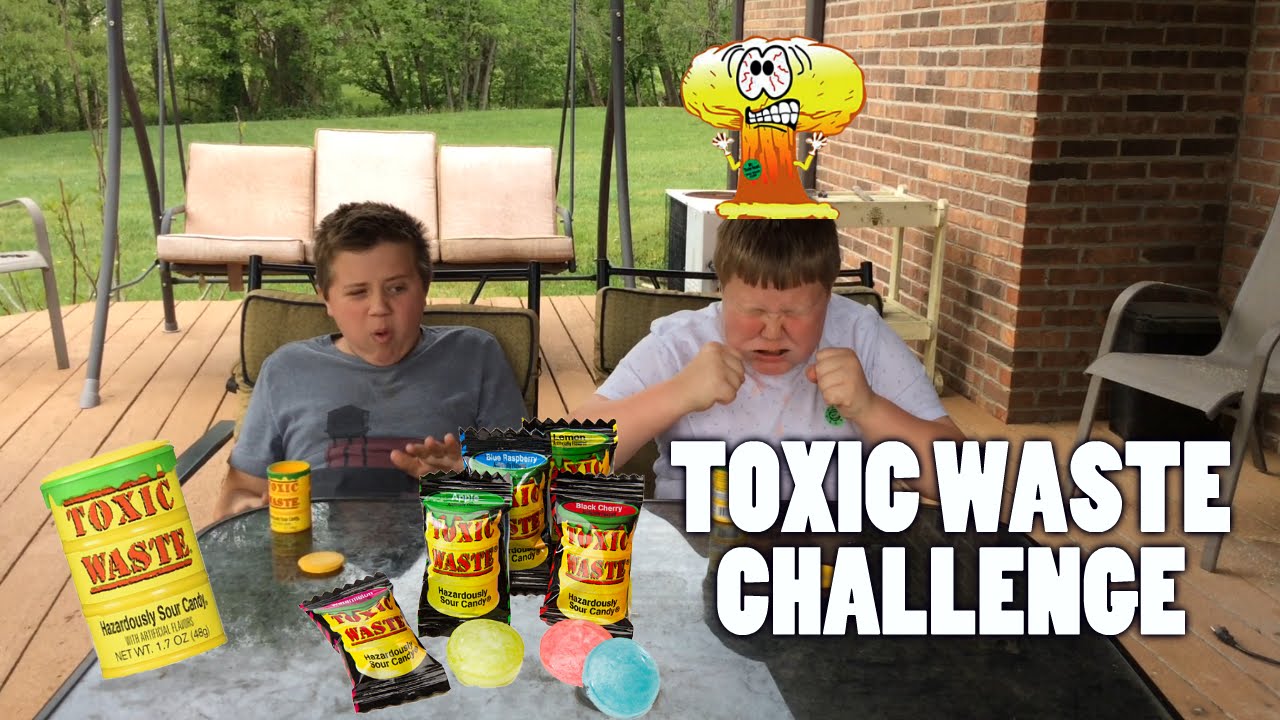 Toxic Waste Sour Candy Challenge! YouTube