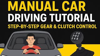 Manual Car Driving Tutorial Step-By-Step Gear Clutch Control