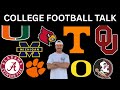 College Football Talk PENN STATE OREGON ALABAMA GEORGIA