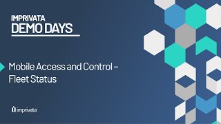 Demo: Imprivata Mobile Access and Control – Fleet Status