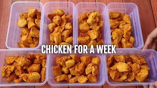 How to cook chicken for a week | Chicken for gym diet !! ( PREPARING + STORING ) 🇮🇳 screenshot 5