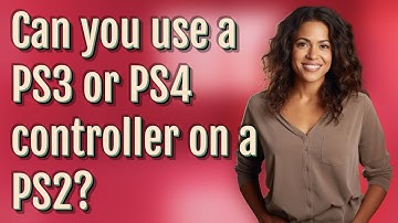 Can you use a PS3 or PS4 controller on a PS2?