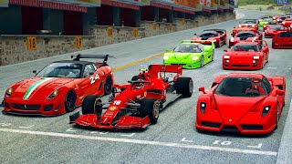 Ferrari F1 2020 vs Ferrari Hypercars at Monza