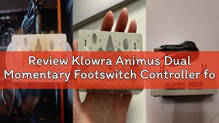 Review Klowra Animus Dual Momentary Footswitch Controller for Guitar Pedals, 1×TRS&2×TS Outputs to C