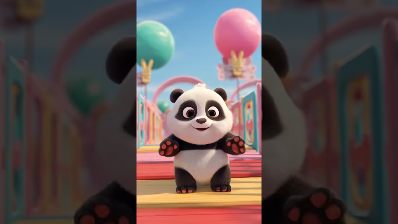 Joyful Panda Jumping! 🐼🤪😋