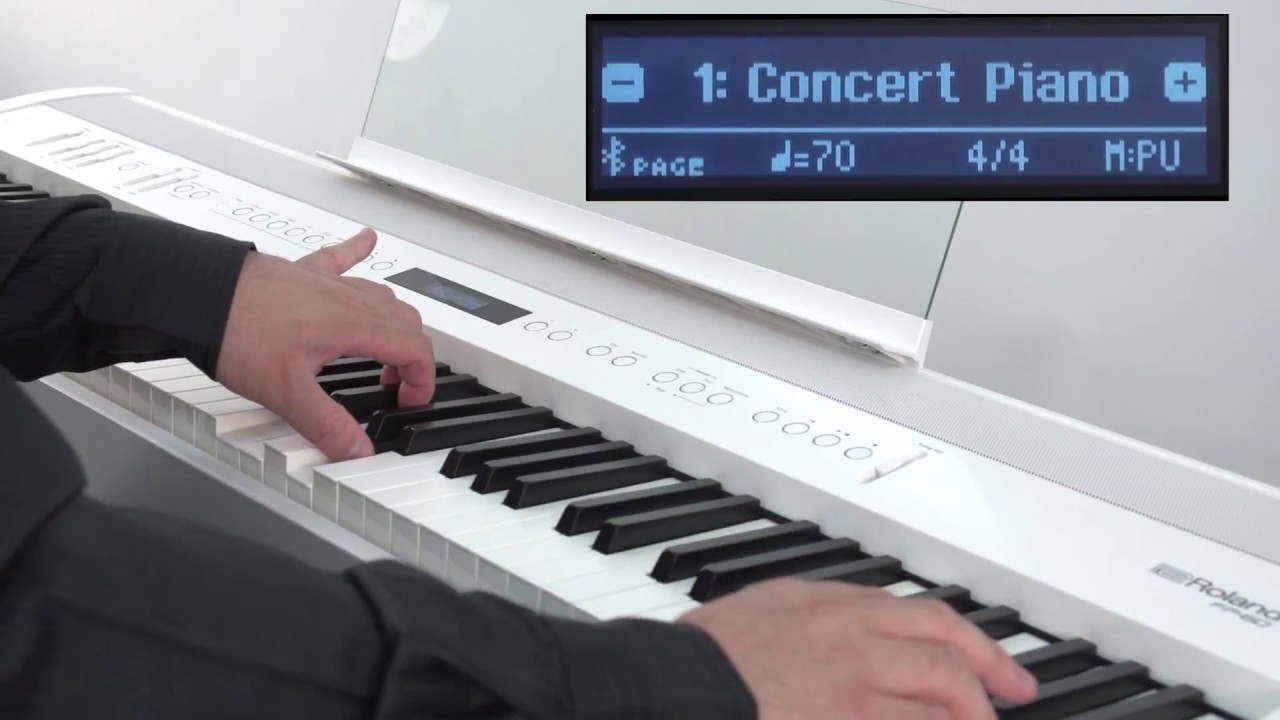 “Selecting a Tone” Roland FP-90 / FP-60 #02 - YouTube