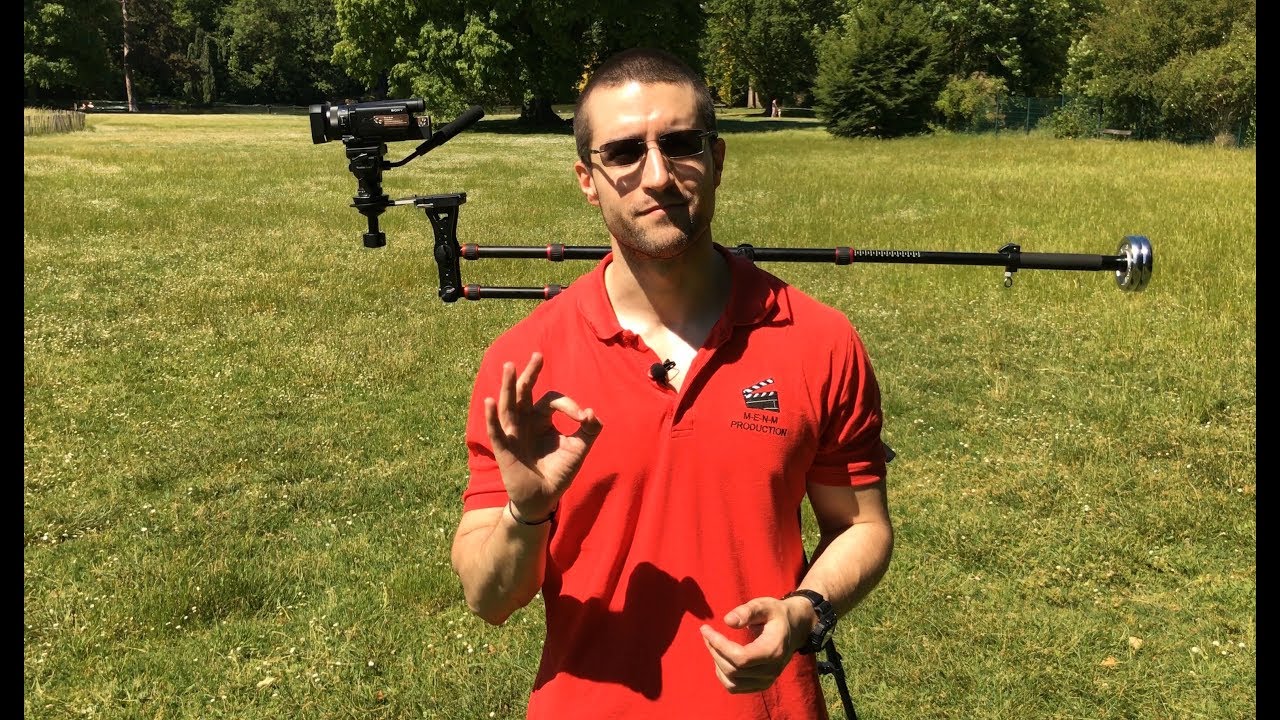 NEEWER JIB/GRUE 177cm CAMERA/DSLR (4K) - UNBOXING + REVIEW + TEST - THE BEST CHEAP JIB