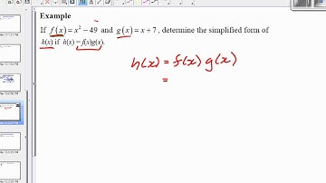 LG04 Lesson 2b  Combining Functions Algebraically Part 2
