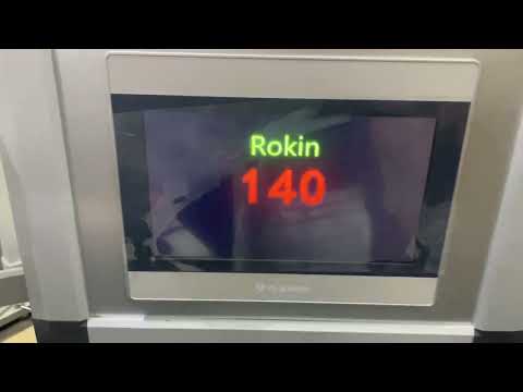 ROKIN brand full automatic paper bag making machine with flat/twisted handle and pressing unit