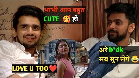 Vishal ने क्या कहा Love kataria के कान में|| भाभी सुंदर है ❤️ #bigbossott3 #jiocinema