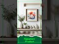Vibrant Floral Watercolor Wall Art, Colorful Poppy Flower Print, Botanical Home Decor, Nature Ins...