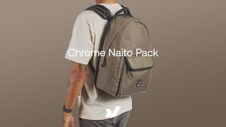 Simple & Sturdy Daily Backpack From Chrome - The Chrome Industries Naito Pack