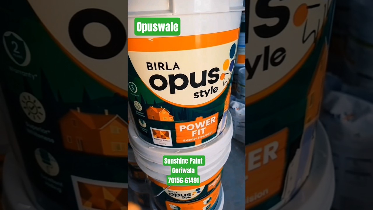 New packing power fit birla Opus #paint @opuswale @birlaopus #birlaopuspaints