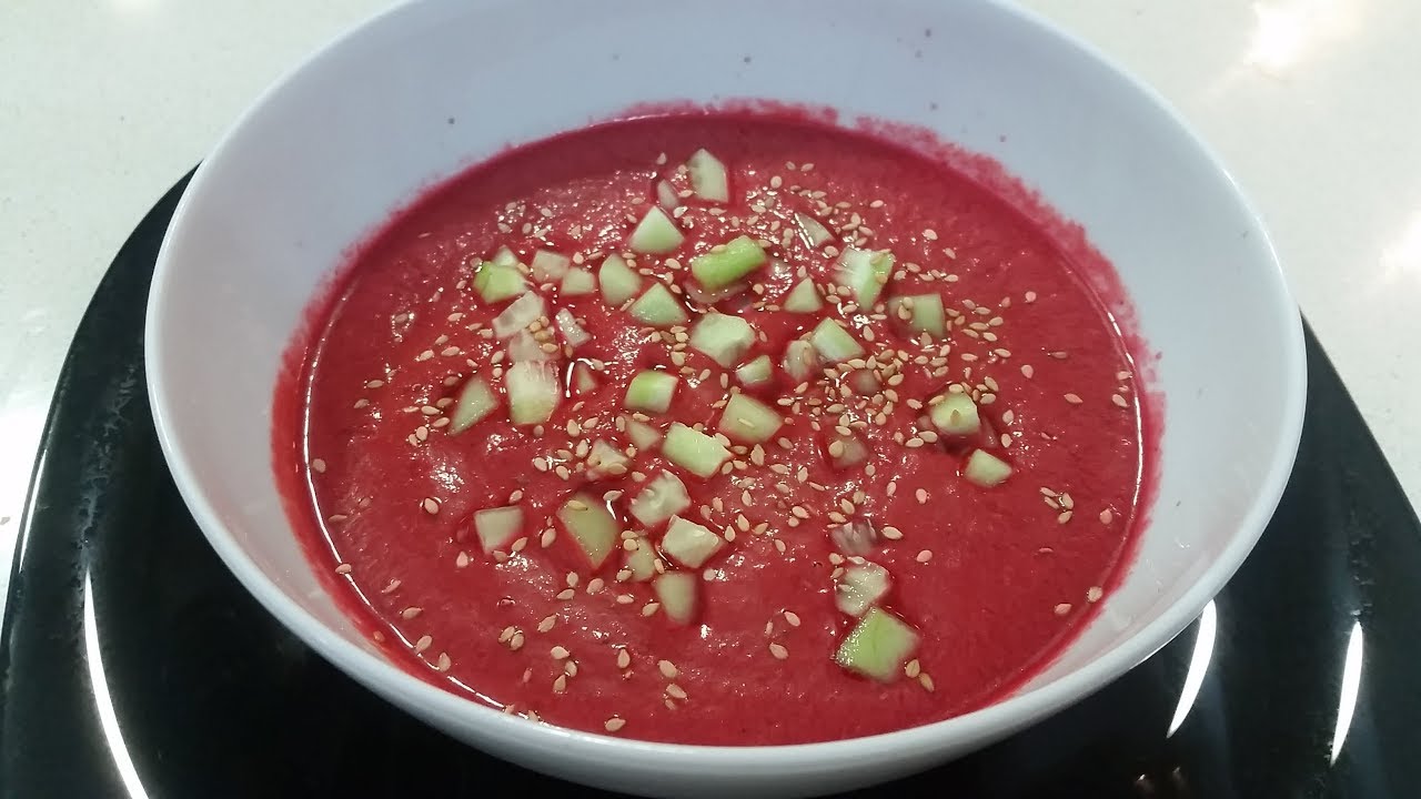 Gazpacho de remolacha super refrescante!!!!!!!!