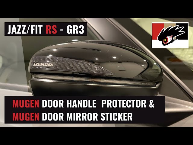 無限 MUGEN DOOR HANDLE PROTECTOR & DOOR MIRROR STICKER - GR3 JAZZ
