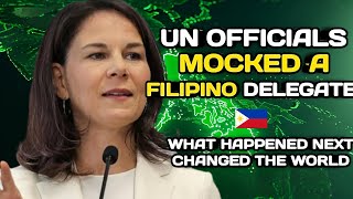 Un Officials Laughed At A Filipino Delegate What He Said Next Changed The Room