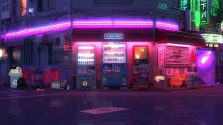 Explore Tokyo After Dark | Seedy Corner Street Anime Aesthetic | LOFI Video