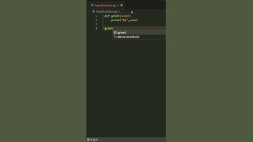 Function with Input in Python #shorts