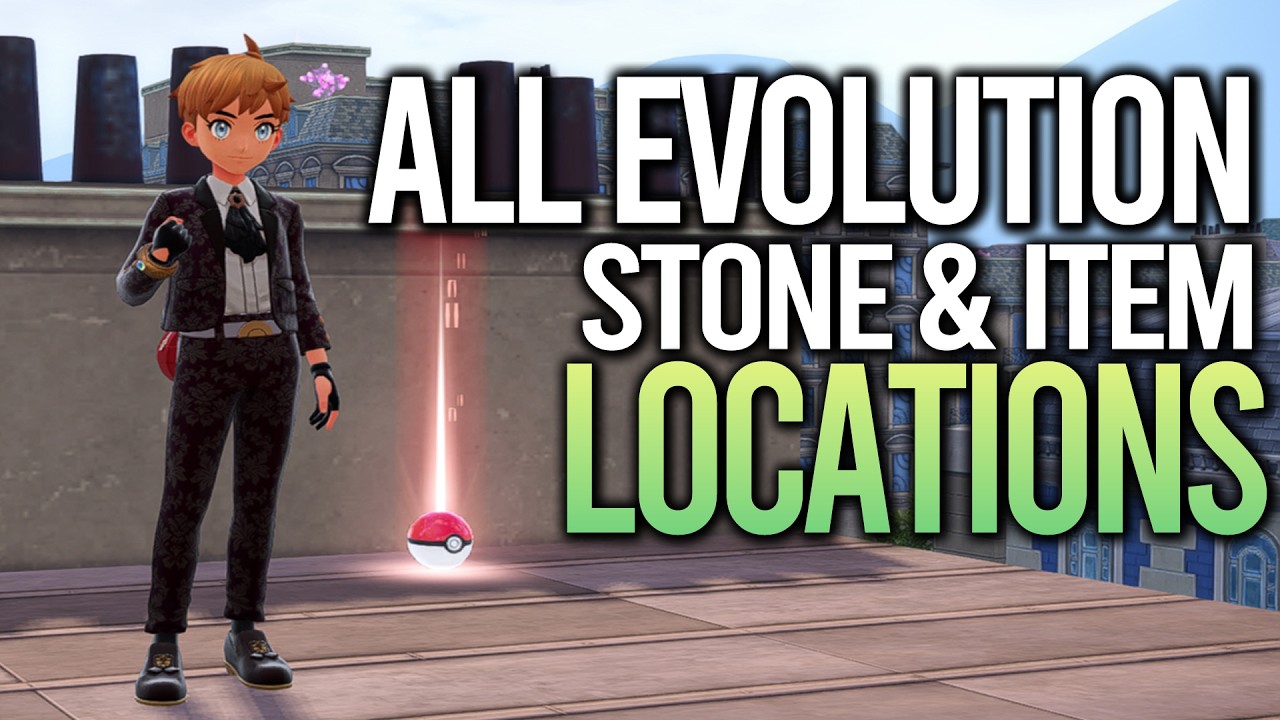 Pokemon Legends: Z-A ALL EVOLUTION STONE & ITEM LOCATIONS - YouTube