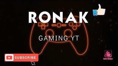 Intro | Ronak gaming YT