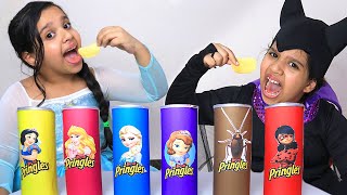 شفا والشبس السحري !! Shfa pretend play as princesses with magic chips