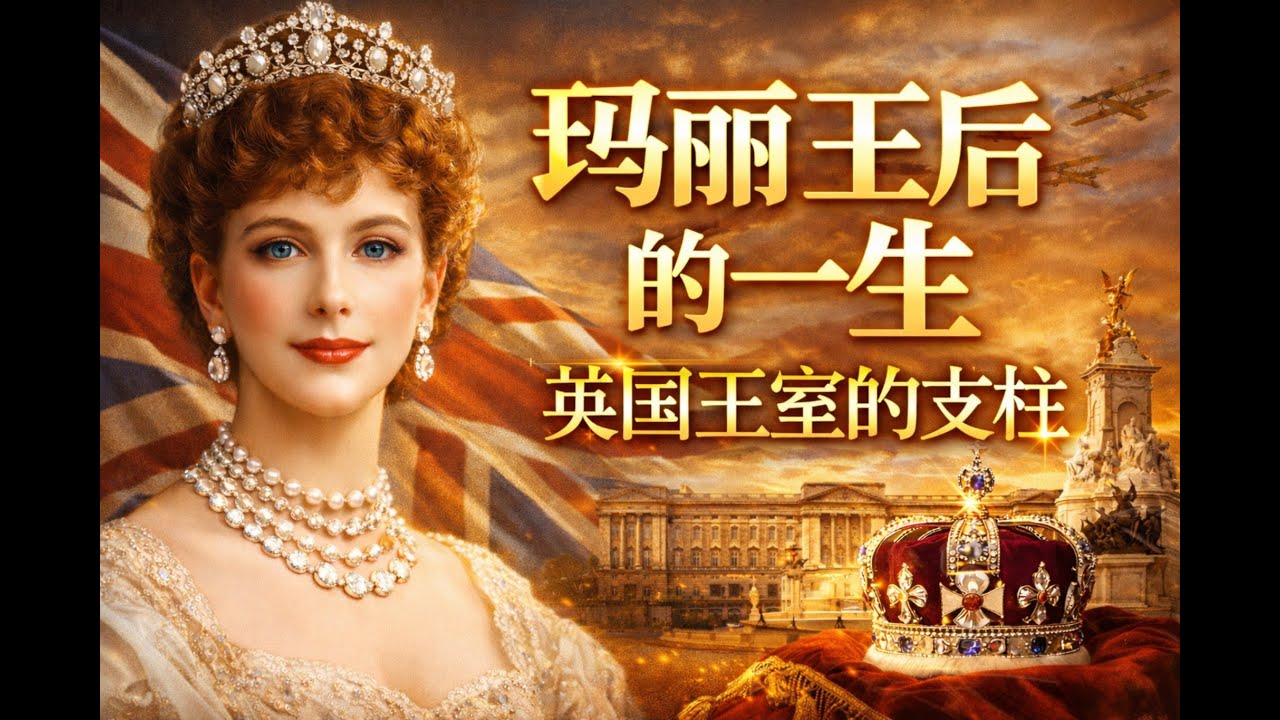 玛丽德特克王后的非凡一生！伊丽莎白二世的祖母，玛丽王后是怎样在战争中撑起一个国家 Mary of Teck's amazing life, how she saved British Monarch
