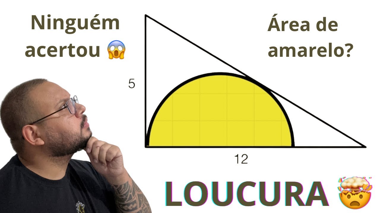 DESAFIO DE MATEMÁTICA E GEOMETRIA - NINGUÉM ACERTOU!