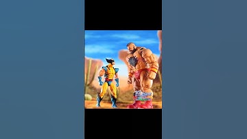 MARVEL VS CAPCOM : WOLVERINE VS ZANGIEF 💥 #stopmotion #animation #marvellegends #videogames #xmen