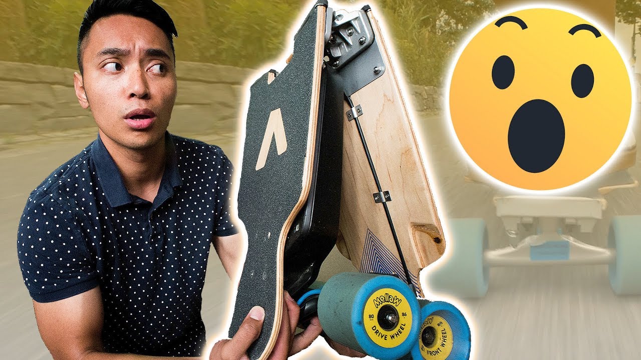 The FASTEST FOLDABLE ELECTRIC SKATEBOARD BoardUp YouTube
