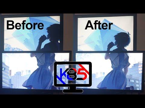 How to align a multi-monitor wallpaper (k85.wallpaper.tool) - YouTube