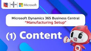 Microsoft Dynamics 365 Business Central Manufacturing Setup Ep1 Content