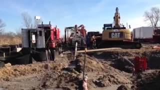 Raw footage: Enbridge pipeline construction