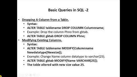 Session 35 Video - Basic Queries in SQL -2