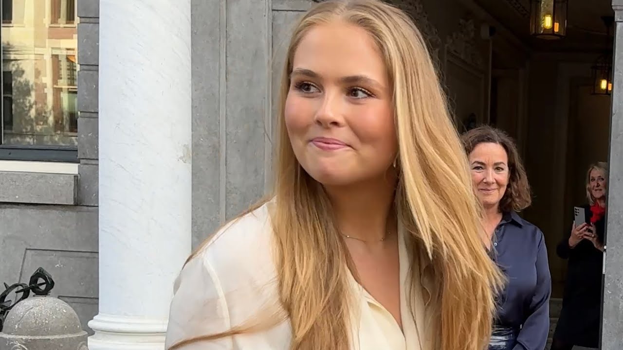 Prinses Amalia luncht in ambtswoning en maakt kennis met Amsterdam