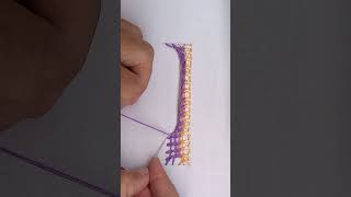 Hand Embroidery design No.47 #ytshorts #shortsfeed #shorts #26May2026 #knitting #sewing #cylone