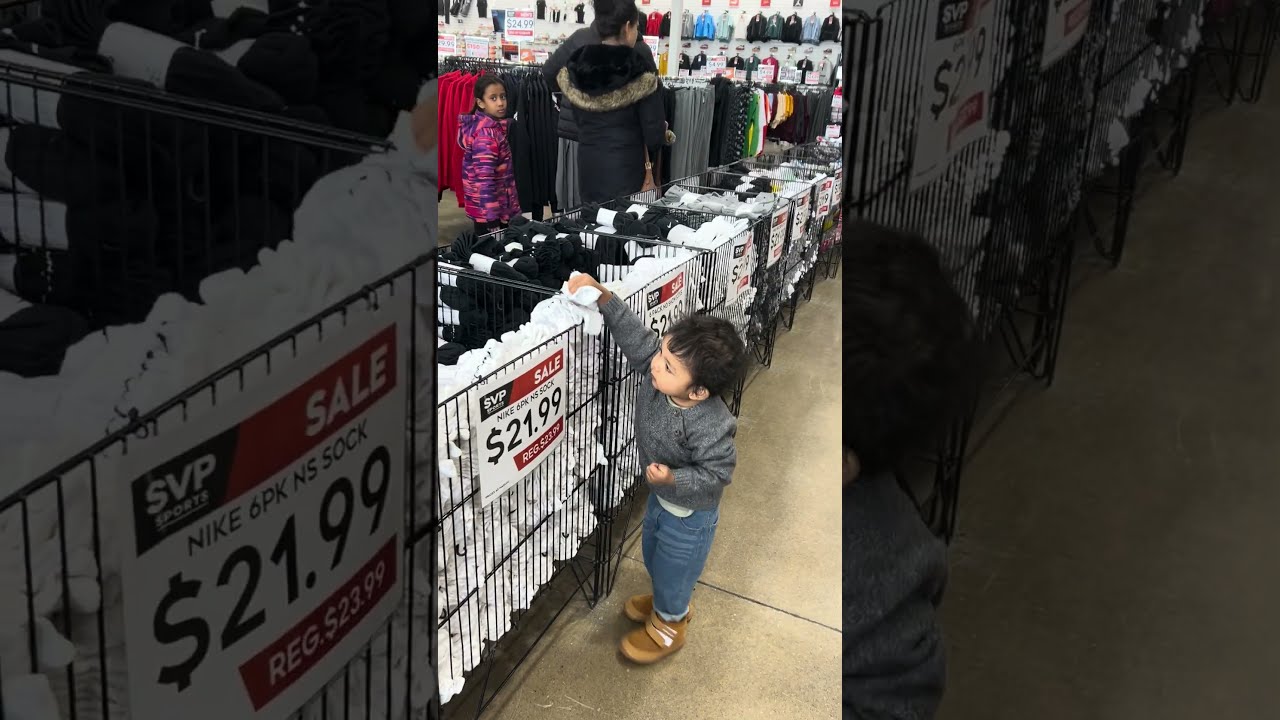 Baby’s Sock Shopping Adventure – Adorable Choice!🛒  